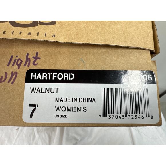 Women's Size 7 UGG Australia Slip-On Hartford Loafer, New With Box - Picture 11 of 13